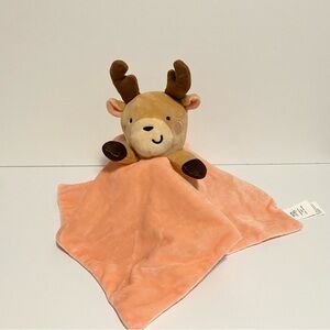 Little Holly Deer Lovey Reindeer Plush Baby Toy Soft Christmas Holiday Pink Girl